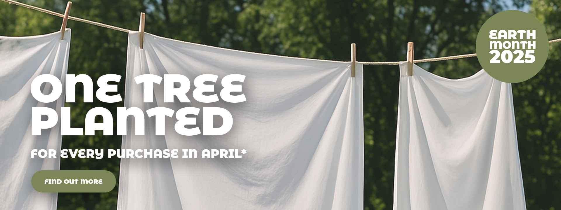 Vision Linens Celebrates Earth Month 2025: Planting Trees for a Greener Future